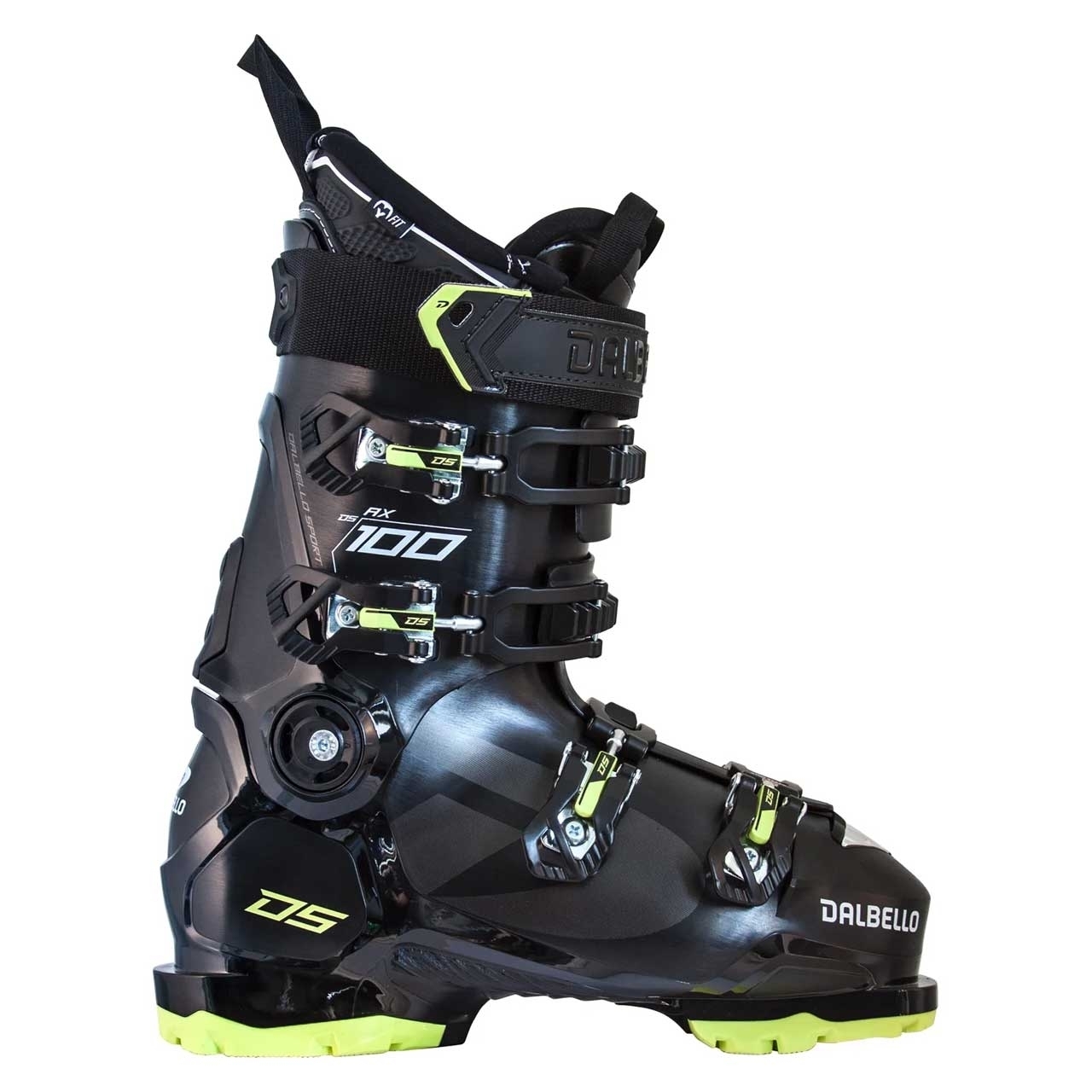 Herren Skistiefel DS AX 100 GW MS jetzt günstig kaufen in unserem Onlineshop. Die technischen Merkmale des DS AX 100 GW sind auf Skifahrer mittleren und fortgeschrittenen Niveaus abgestimmt. Der ausgewogene Skischuh bietet im Vergleich zu traditionellen Modellen dem Fuß mehr Platz. Der DS AX 100 GW mit Flex-Index 100 und 102 mm Leistenbreite verfügt über die innovativen Power