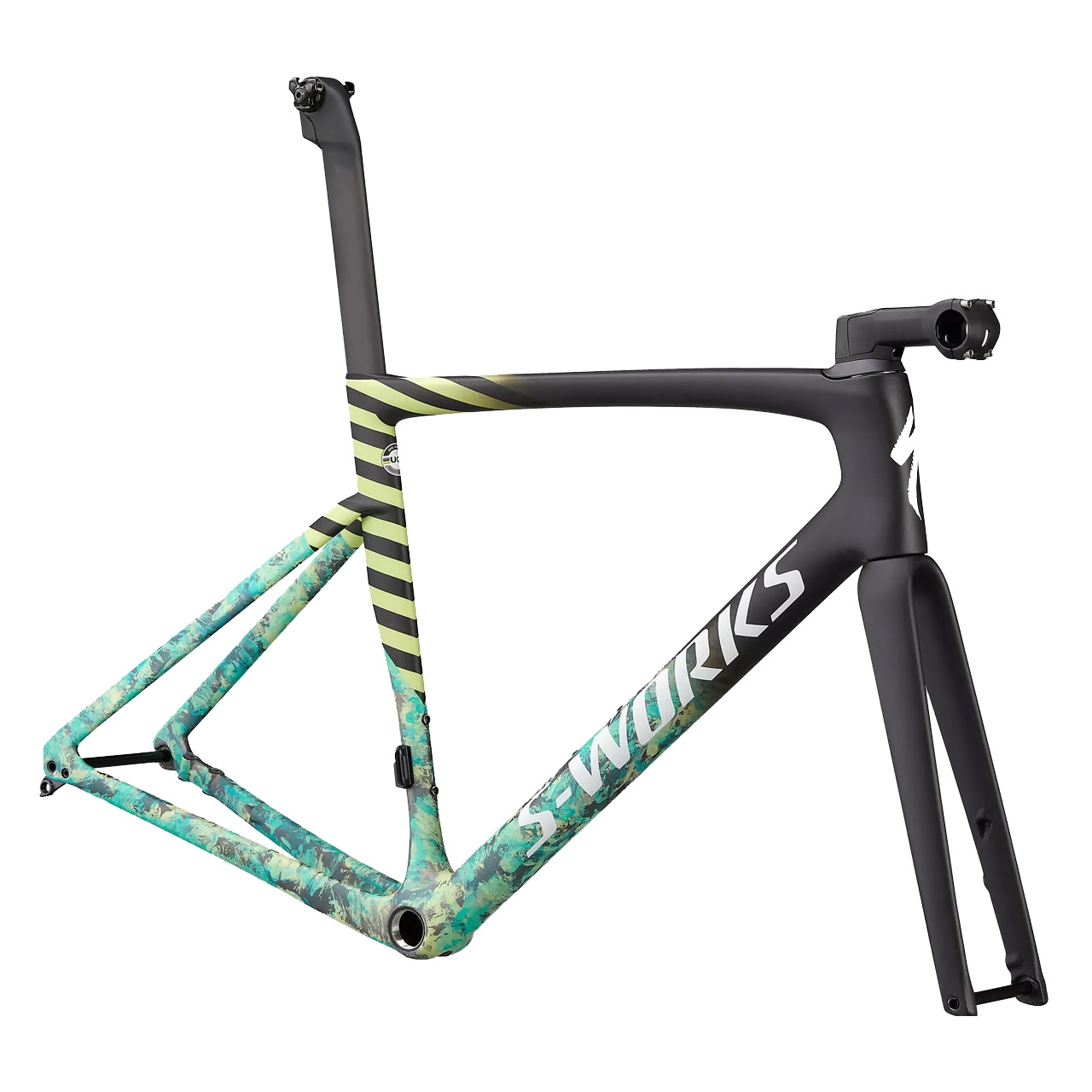 Fahrrad Rahmen Tarmac SL7 Frameset Lagoon Blue jetzt günstig kaufen in unserem Onlineshop. Der S-Works Tarmac SL7 Rahmen ist der perfekte Ausgangspunkt