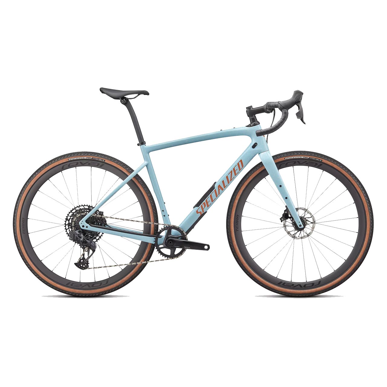 Gravel Bike Diverge Expert Carbon Arctic Blue jetzt günstig kaufen in unserem Onlineshop. Willst du auf Wegen abseits von Autos und Menschenmengen radeln