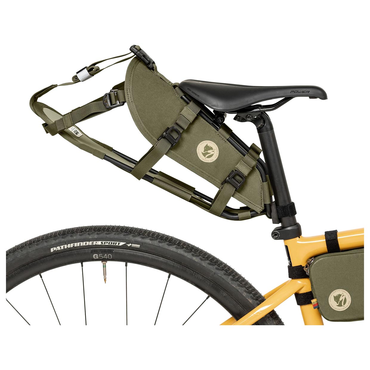 Fahrradtasche Seatbag Harness jetzt günstig kaufen in unserem Onlineshop. Flexibler Halter für Bikepacking-Ausrüstung
